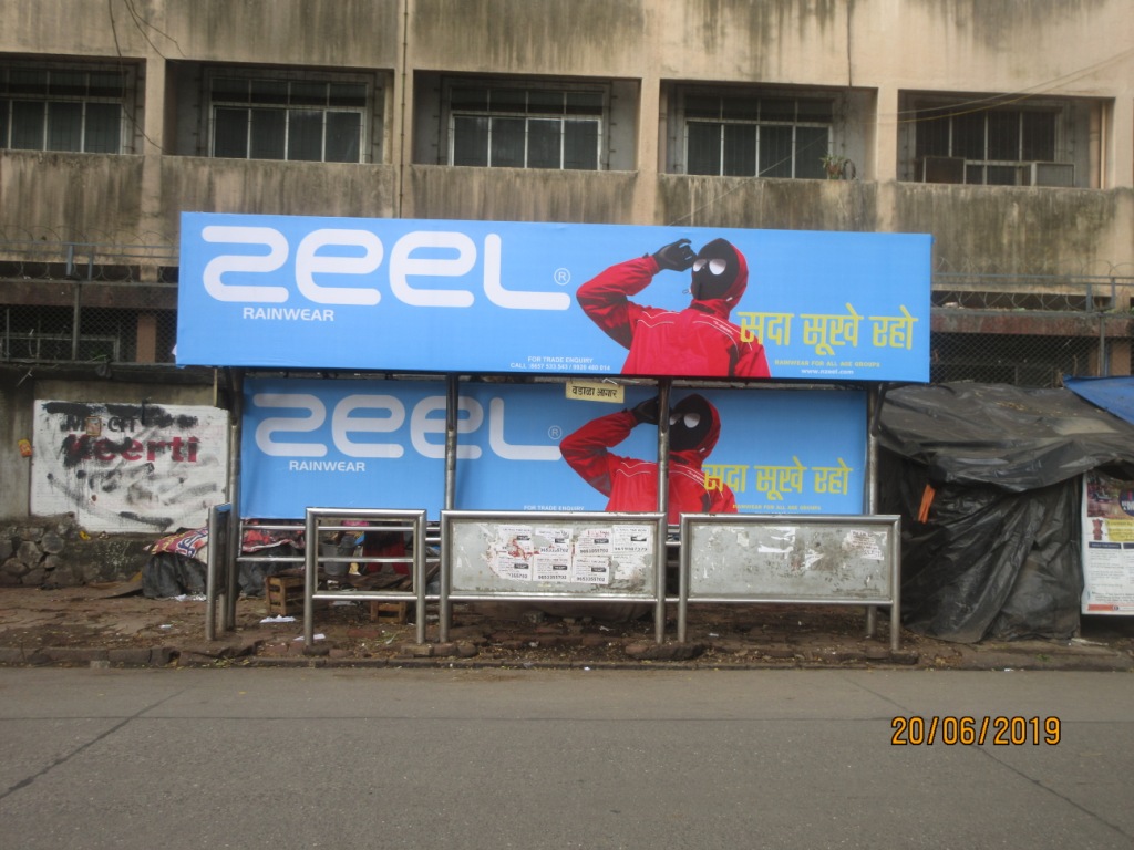 Bus Queue Shelter - Near Wadala Temple - Wadala Depot,   Wadala,   Mumbai,   Maharashtra