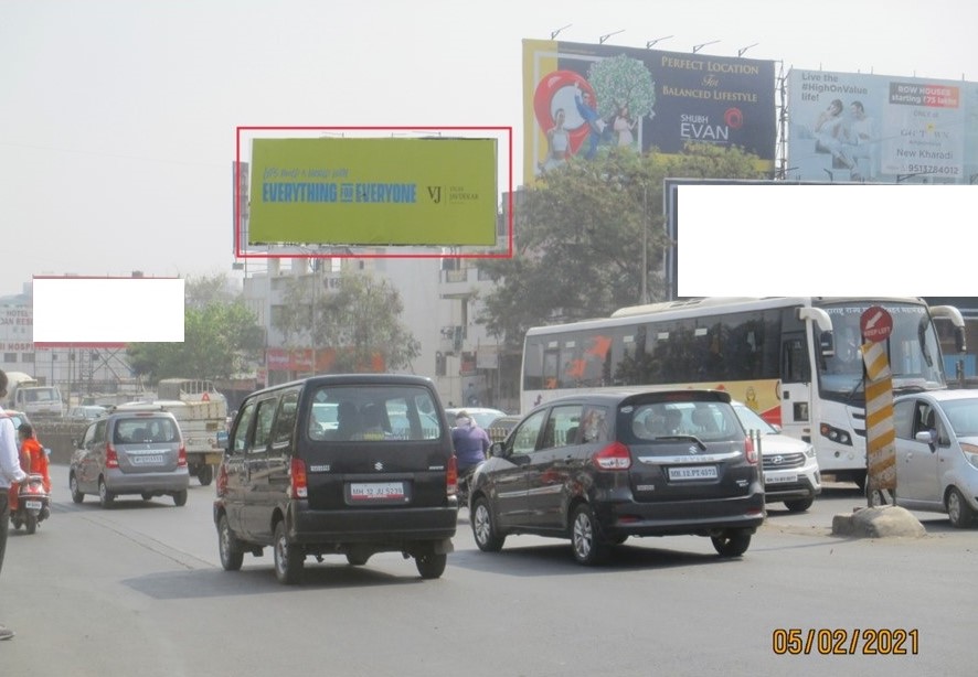 Nonlit - Kharadi Bypass Chowk Traffic, Pune, Maharashtra