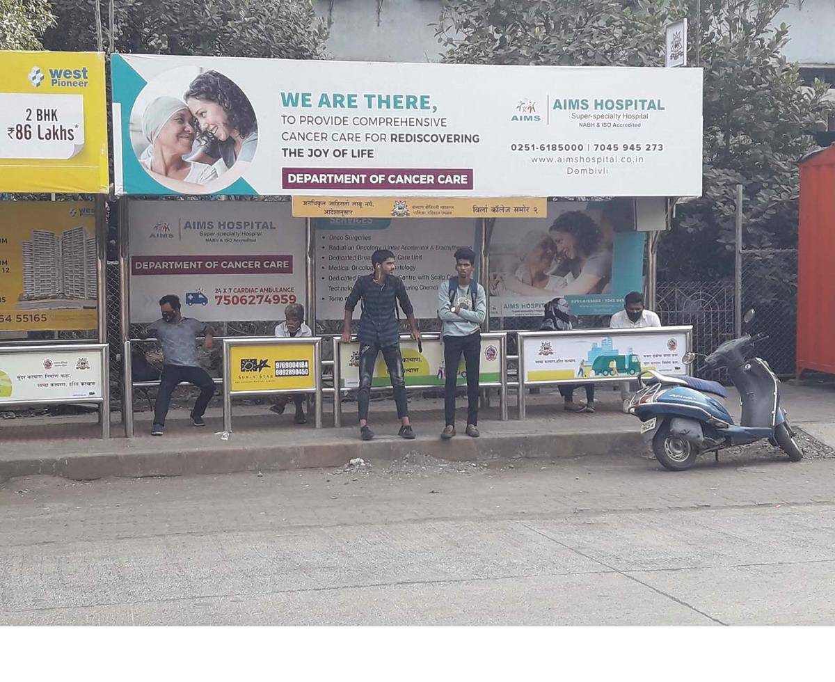 Bus Queue Shelter - Opp. Birla Collage 2 - Birla Collage,   Kalyan,   Mumbai,   Maharashtra