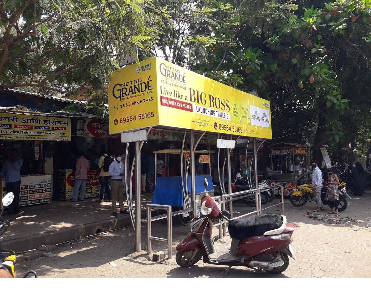 Bus Queue Shelter - Nr. Birla Collage - Birla Collage Nr Gate,   Kalyan,   Mumbai,   Maharashtra