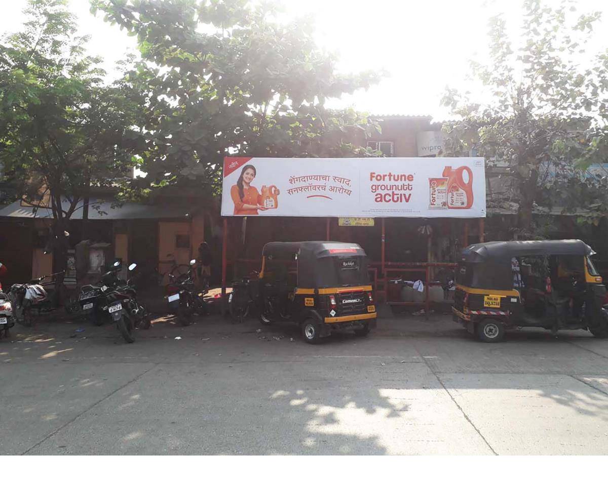 Bus Queue Shelter - Nr.Indira Nagar Corner - Indira Nagar,   Kalyan,   Mumbai,   Maharashtra