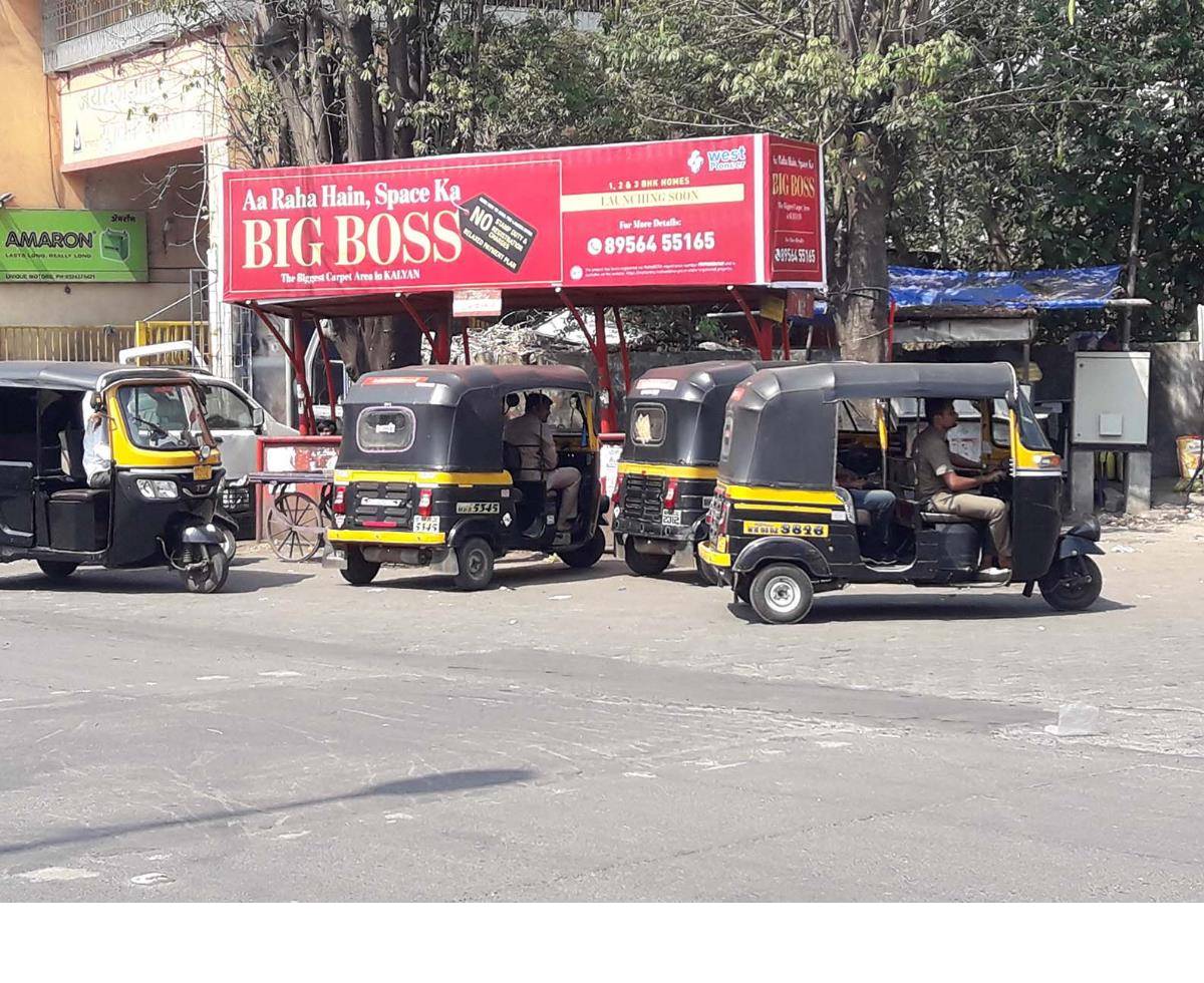 Bus Queue Shelter - Nr.Prem Auto - Prem Auto,   Kalyan,   Mumbai,   Maharashtra