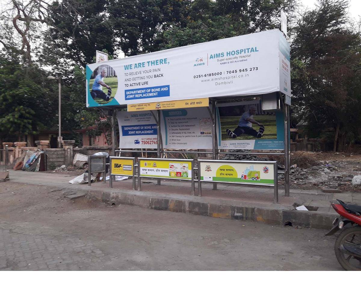 Bus Queue Shelter - Opp Prem Auto - Prem Auto,   Kalyan,   Mumbai,   Maharashtra