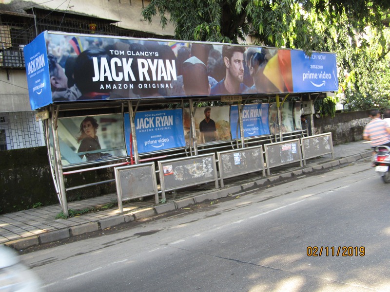 Bus Queue Shelter - V. N. Purav Road - R . B. I . Quarters,   Chembur,   Mumbai,   Maharashtra