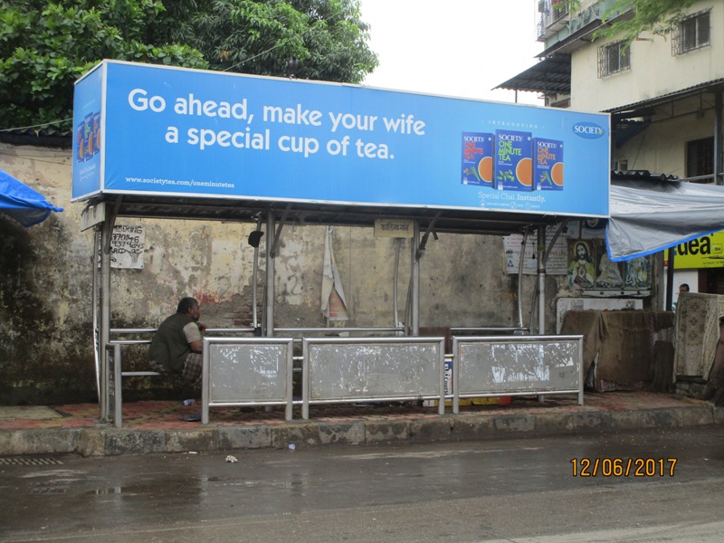 Bus Queue Shelter - Air India Road - Kalina Village,   Kalina,   Mumbai,   Maharashtra
