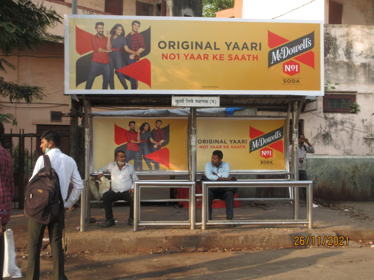 Bus Queue Shelter - S. G. Barve Road - Kurla Station (W),   Kurla (W),   Mumbai,   Maharashtra