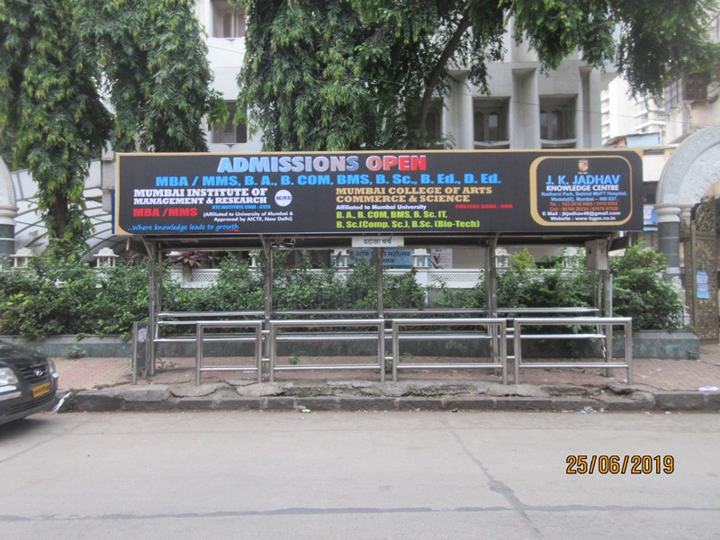 Bus Queue Shelter - Katrak Road - Wadala Church,   Wadala,   Mumbai,   Maharashtra