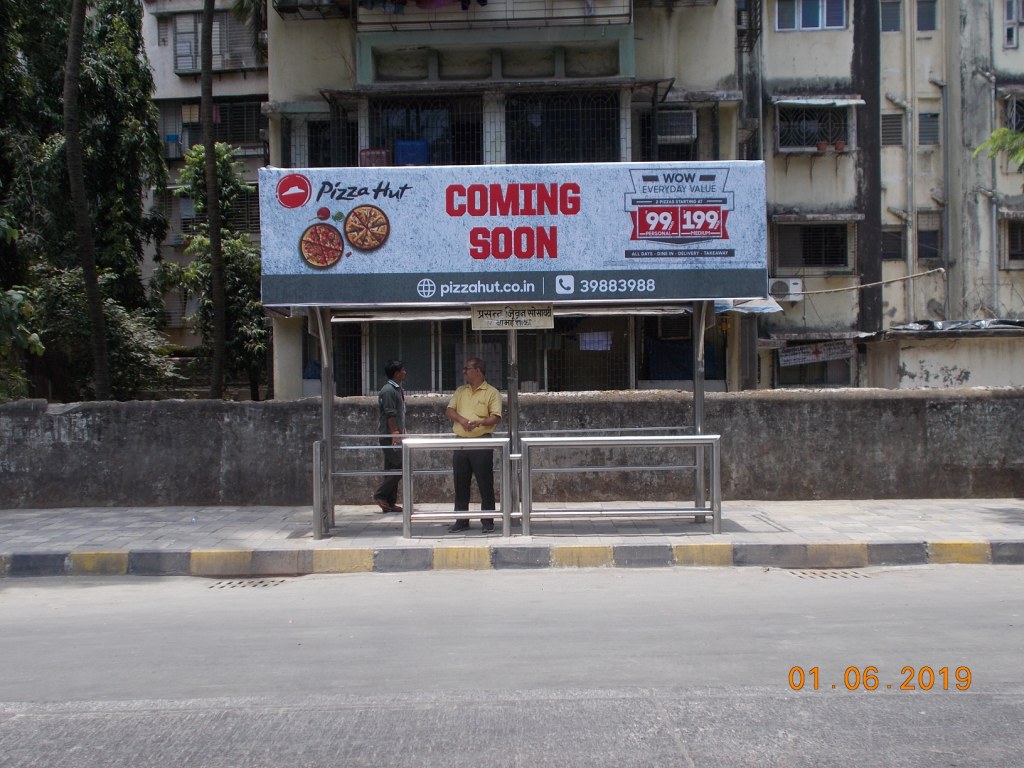 Bus Queue Shelter - - Prasanna Jeevan Soceity,   Borivali West,   Mumbai,   Maharashtra