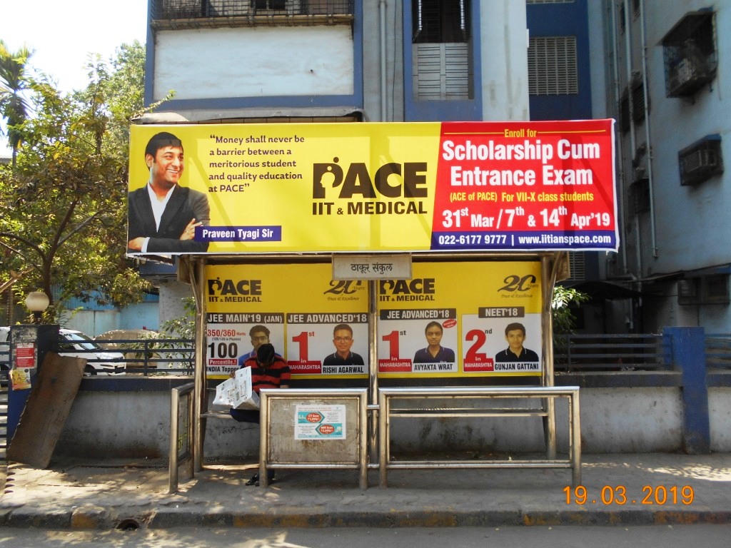 Bus Queue Shelter - - Thakur Complex,   Kandivali East,   Mumbai,   Maharashtra
