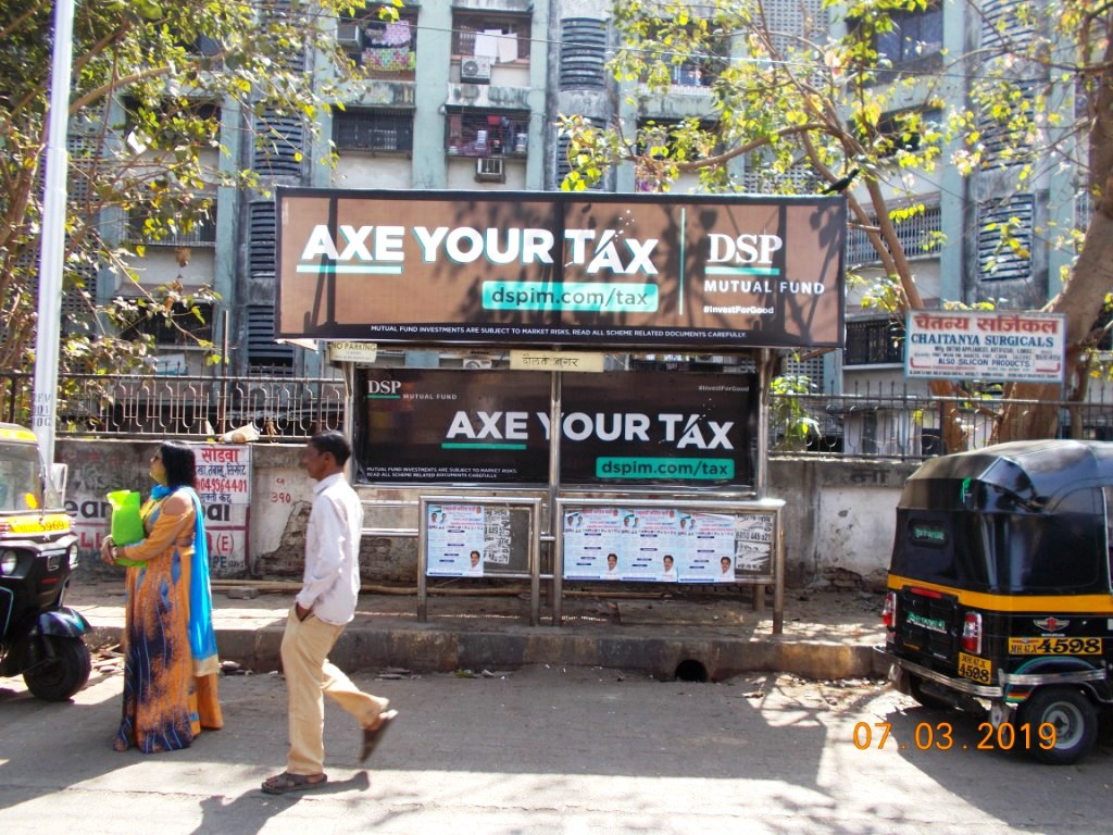 Bus Queue Shelter - - Daulat Nagar,   Borivali East,   Mumbai,   Maharashtra