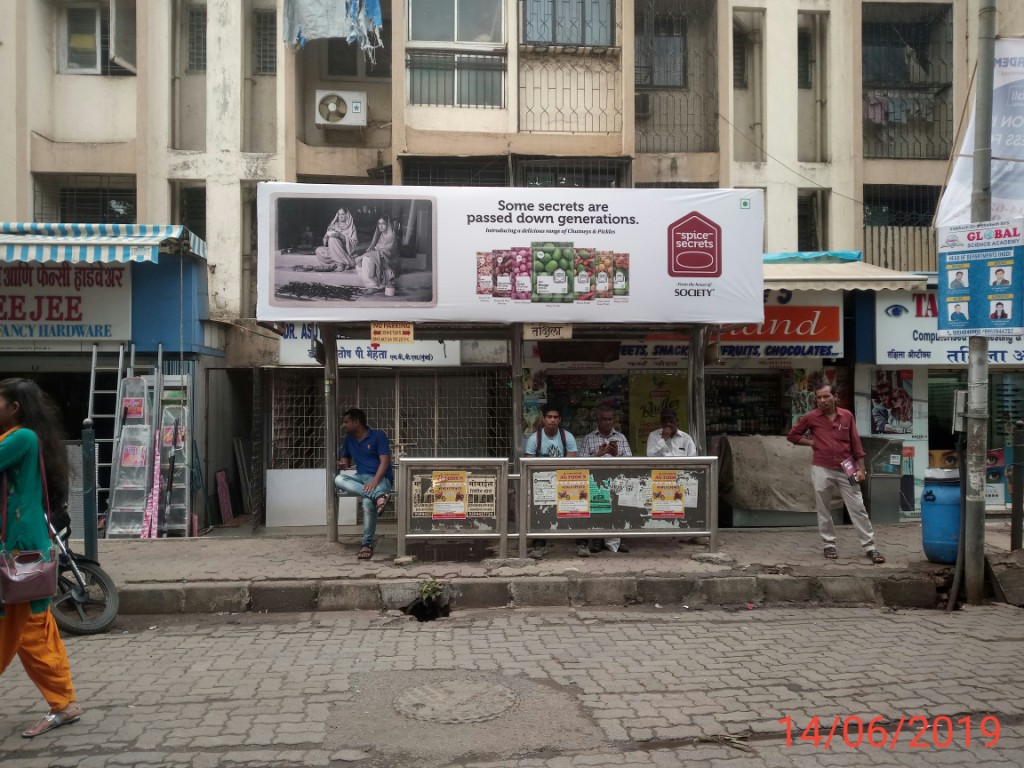 Bus Queue Shelter - - Takshila,   Andheri East,   Mumbai,   Maharashtra