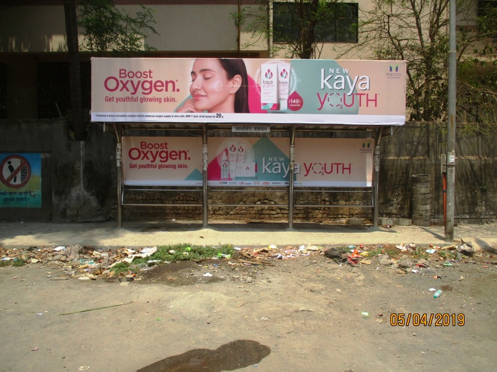 Bus Queue Shelter - - Charan Singh Colony,   Andheri East,   Mumbai,   Maharashtra