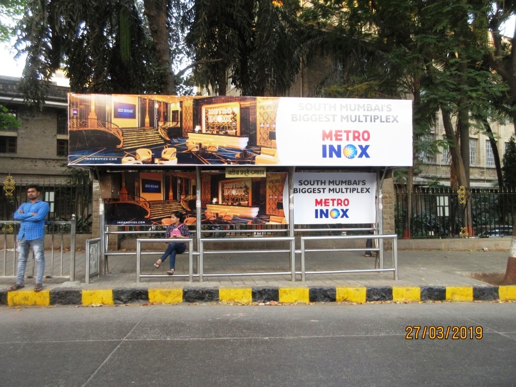 Bus Queue Shelter - Outside Wadia Hospital - Wadia Hospital,   Parel,   Mumbai,   Maharashtra