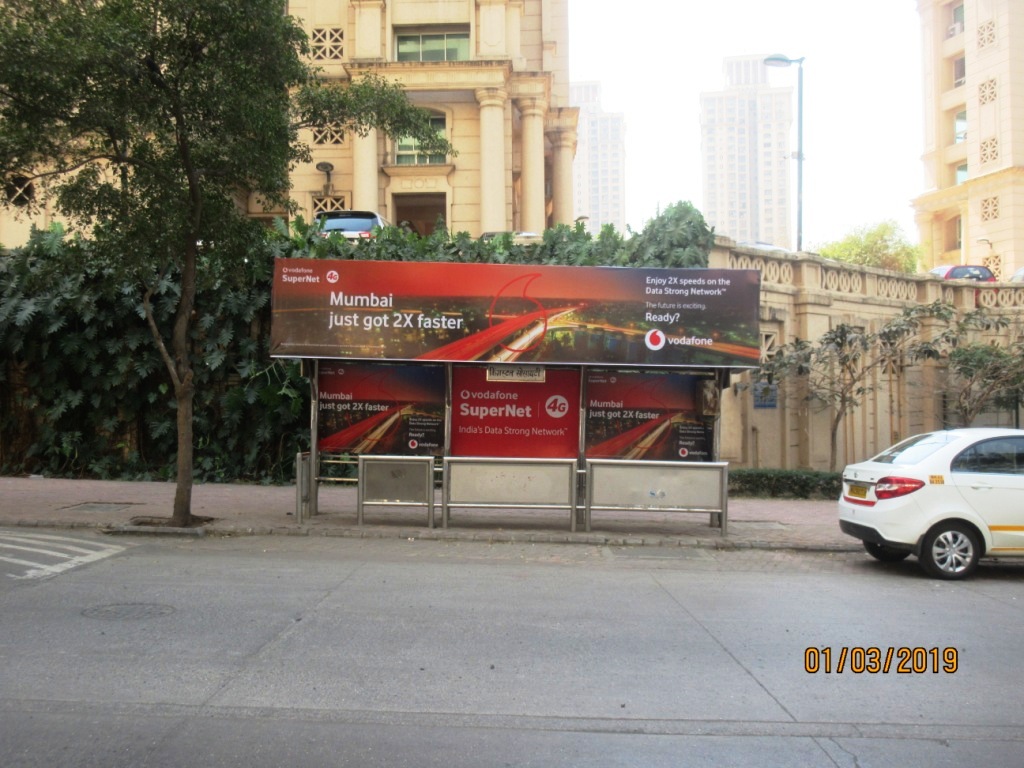 Bus Queue Shelter - Opp A Wing Kingston Society - Kingston Society,   Powai,   Mumbai,   Maharashtra