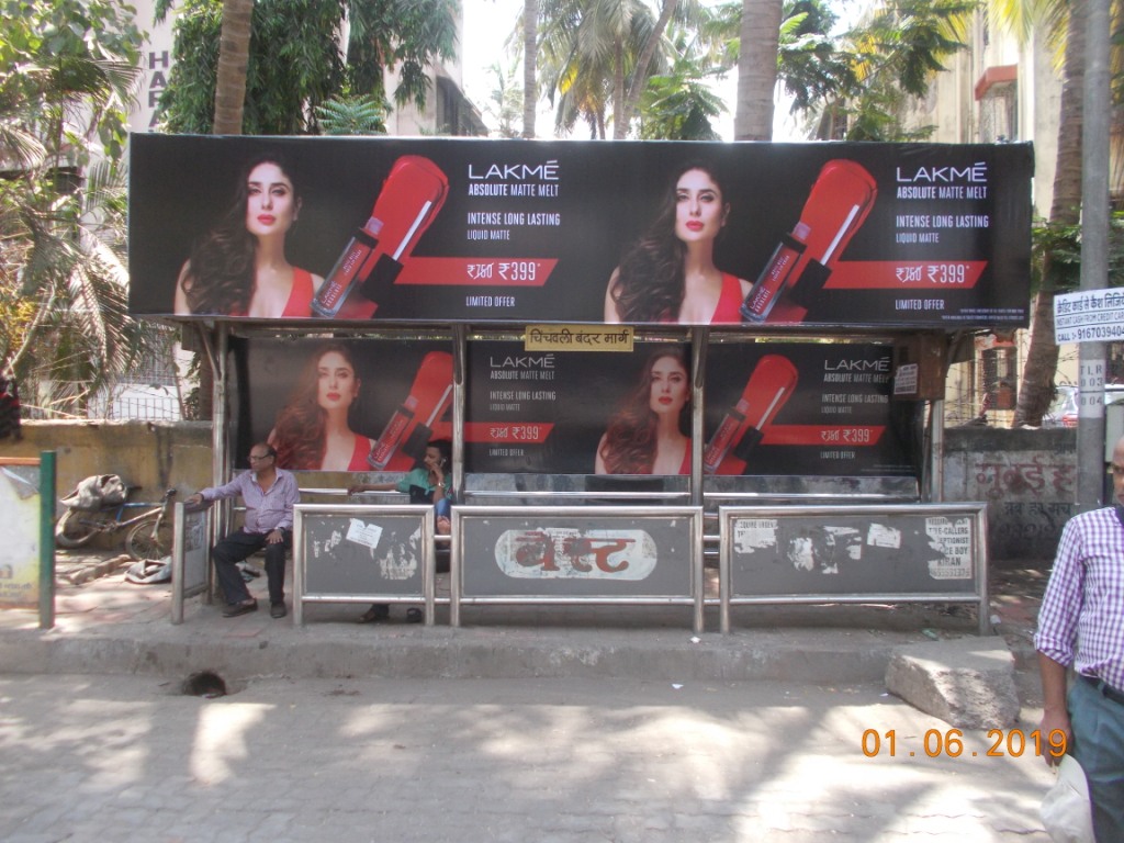 Bus Queue Shelter - - Chincholi Bunder,   Goregaon West,   Mumbai,   Maharashtra