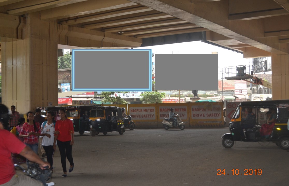 Hording - Sitabuldi, Metro staion square, (Munje chowk), Nagpur, Maharashtra