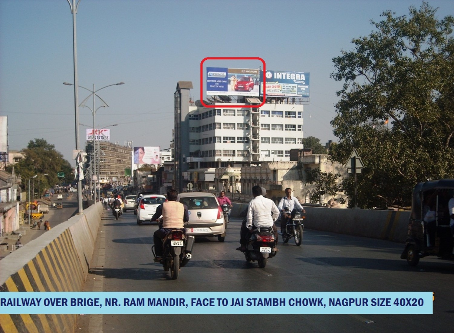 Hording - Railway station road, near ROB ( Ramjhula), Nagpur, Maharashtra