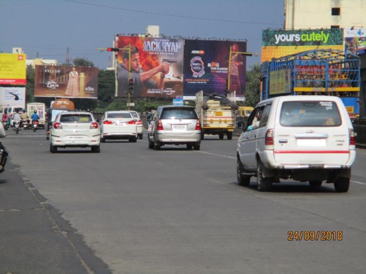 Billboard - Nagar Road Ramwadi Junction Road side (New Airport Junction), Pune, Maharashtra