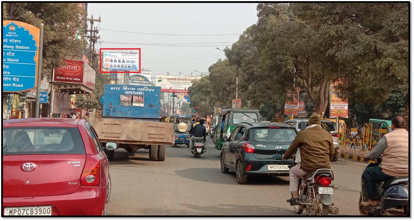 Billboard - Padav Square,  Gwalior, Madhya Pradesh