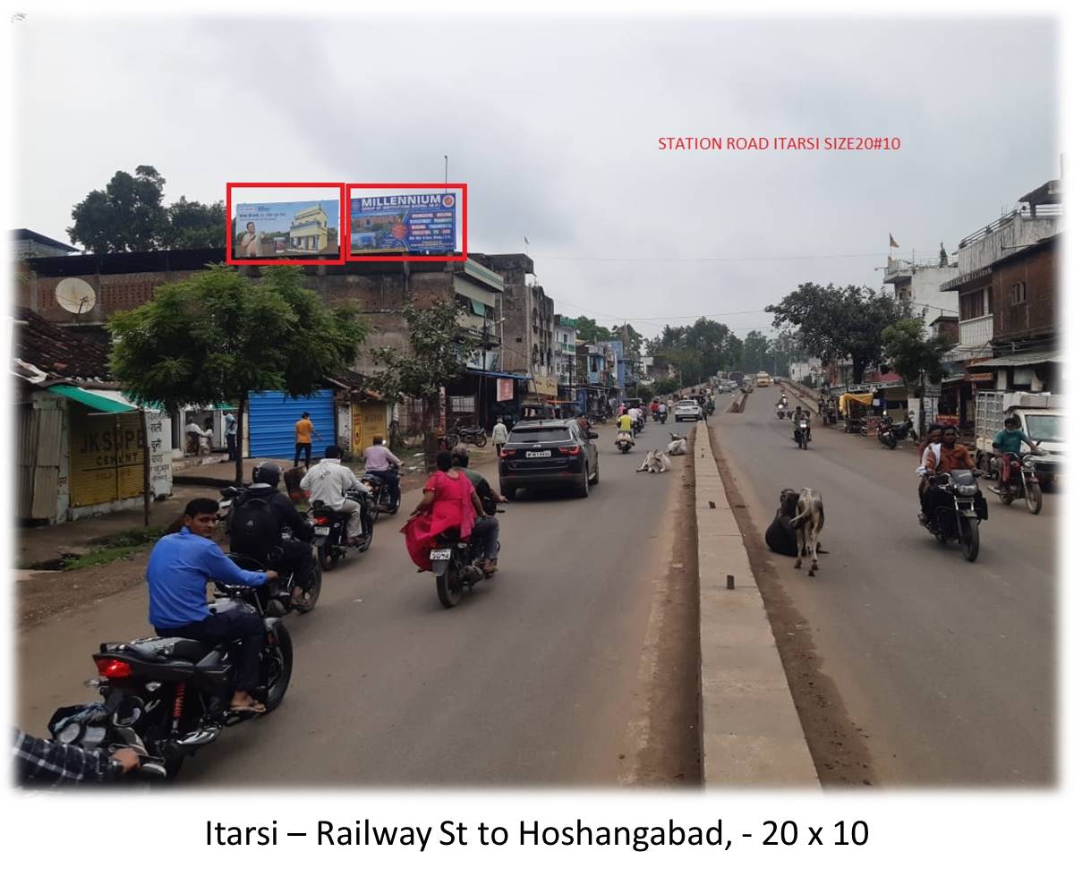 Billboard - Itarsi – Railway St to Hoshangabad, Itarsi, Madhya Pradesh