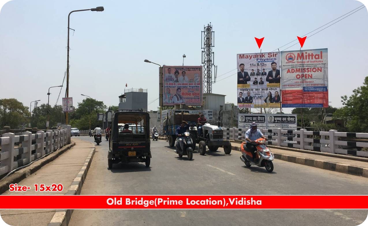 Billboard - Old Bridge,  Vidisha, Vidisha, Madhya Pradesh