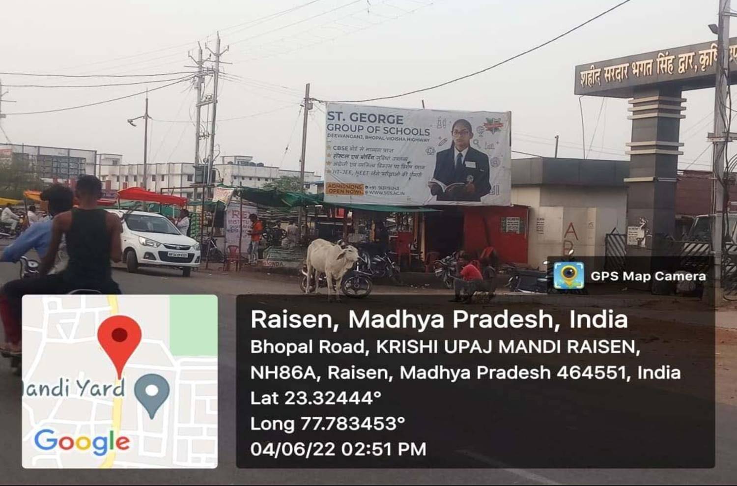 Billboard - Raisen galla mandi Bus stand road, Bhopal, Madhya Pradesh