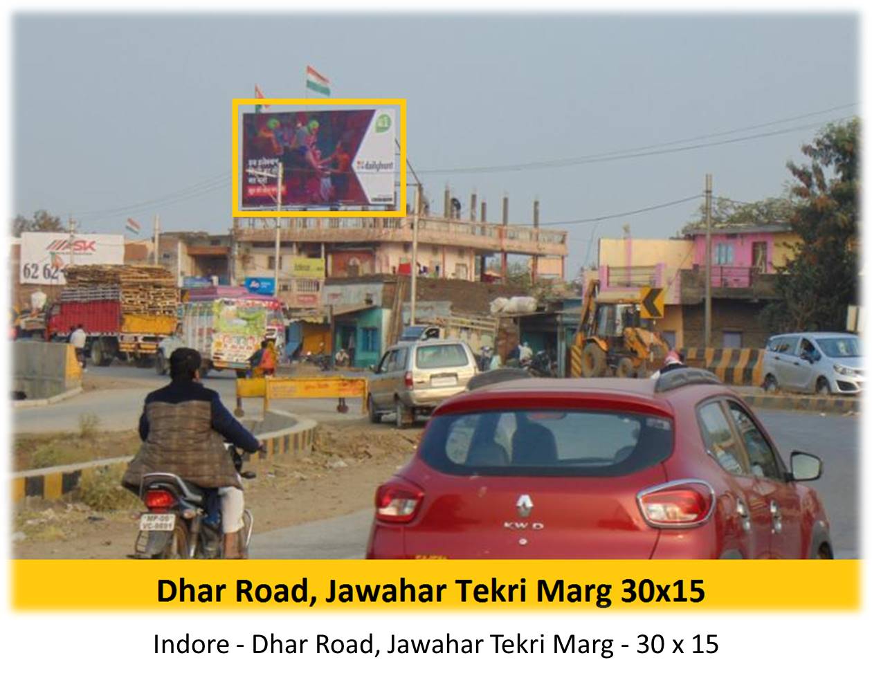 Billboard - Indore - Dhar Road,  Jawahar Tekri Marg,  Bhopal, Madhya Pradesh