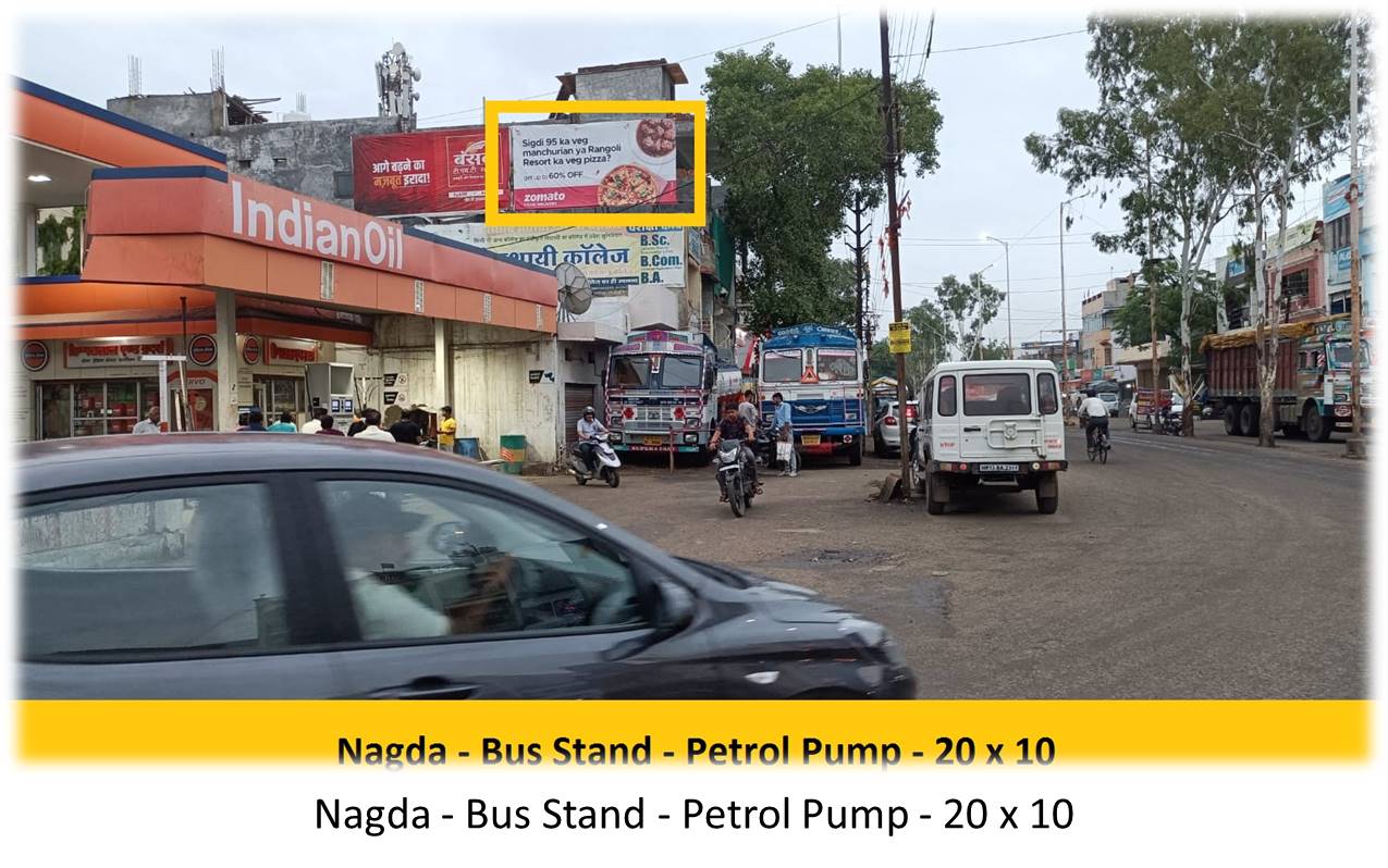 Billboard - Nagda - Bus Stand - Petrol Pump,  Bhopal, Madhya Pradesh