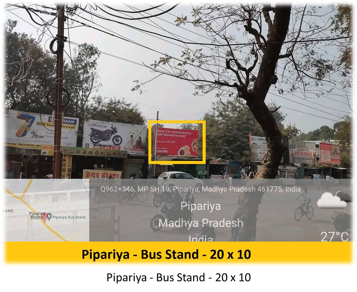 Billboard - Pipariya - Bus Stand,  Bhopal, Madhya Pradesh