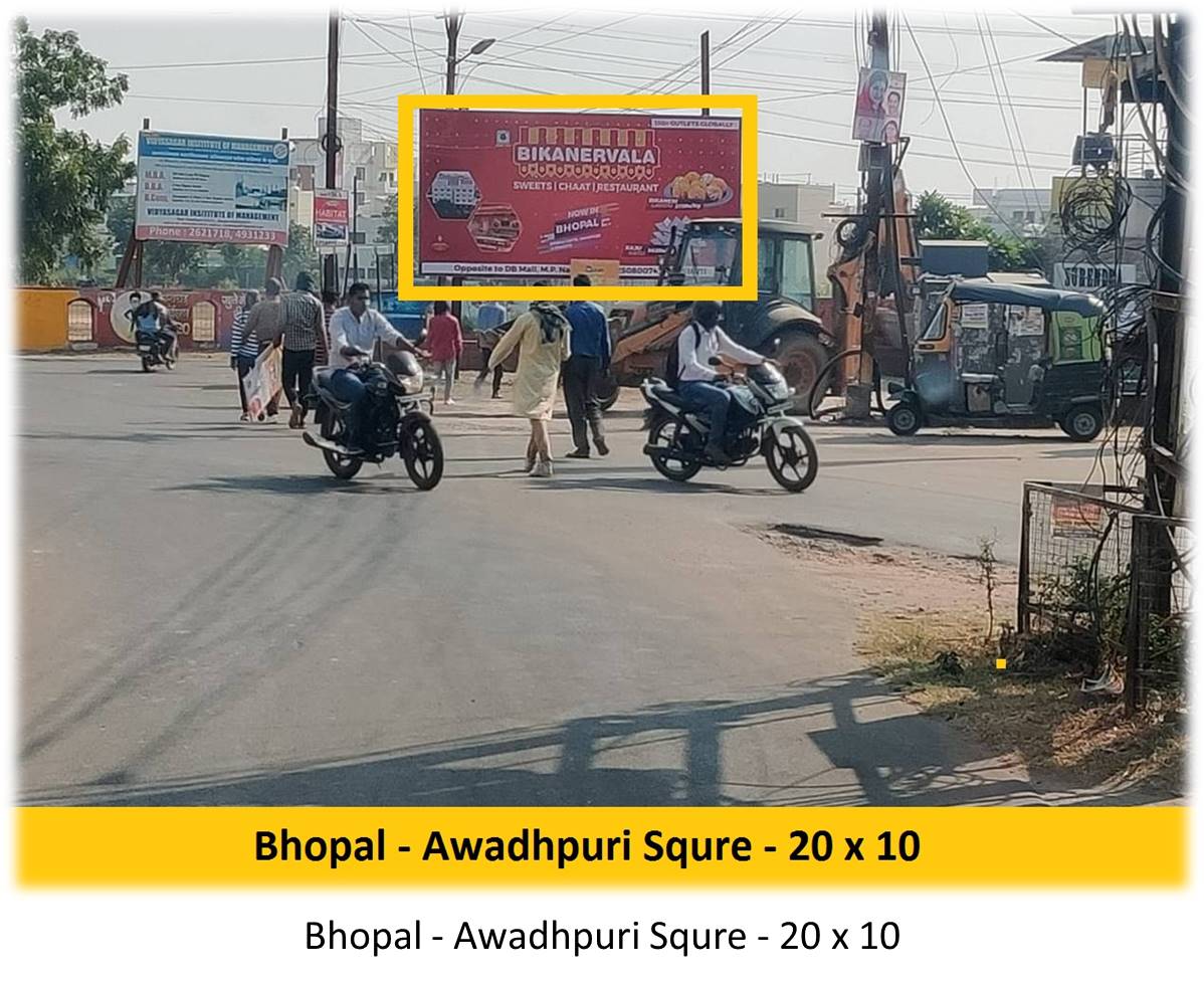 Billboard - Bhopal - Awadhpuri Squre,  Bhopal, Madhya Pradesh