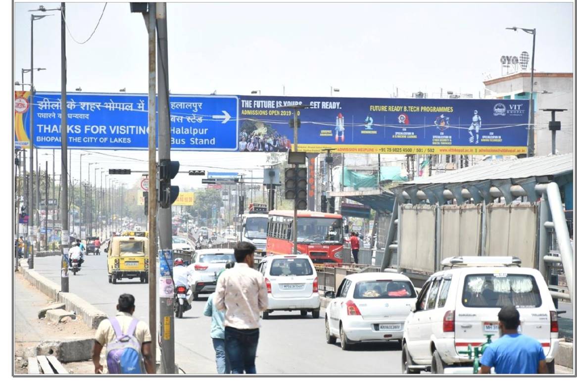 Gantry - Halalpur Bus Stand at Bairagarh towards bairagadh, Bhopal, Madhya Pradesh