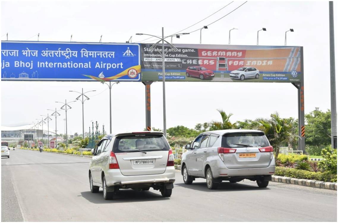 Gantry - At Airport Entry facing City Side, Bhopal, Madhya Pradesh