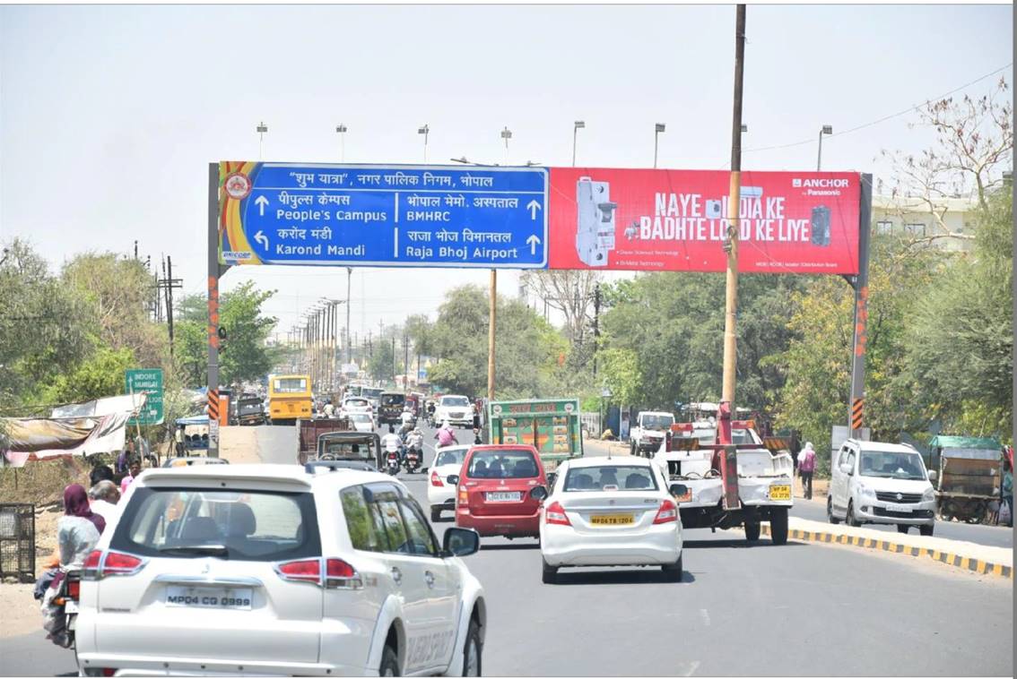 Gantry - Peoples's hospital Bhanpur towards Airport, Bhopal, Madhya Pradesh