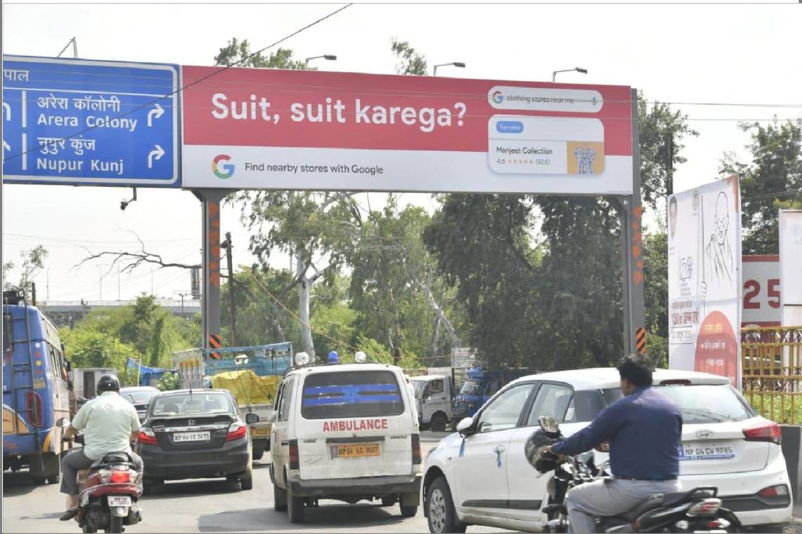 Gantry - DRM Road-Hoshangabad Road Jn towards Misrod, Bhopal, Madhya Pradesh