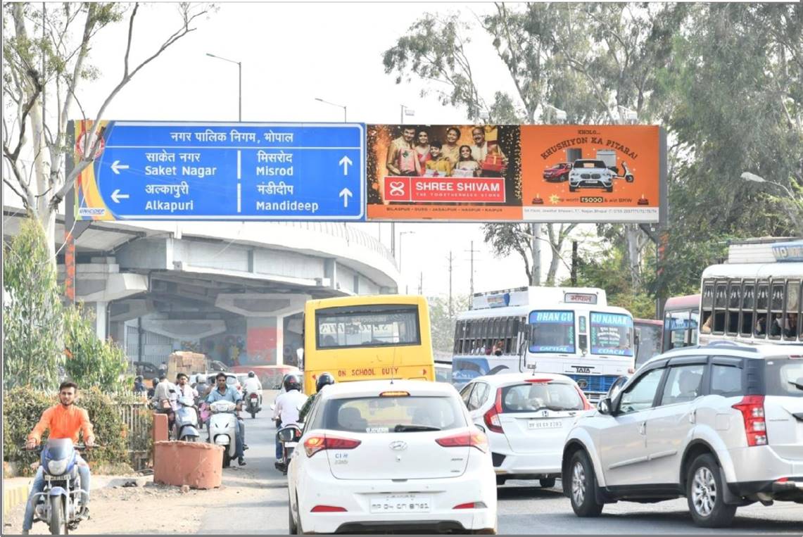 Gantry - Habibganj Underbridge towards Misrod, Bhopal, Madhya Pradesh