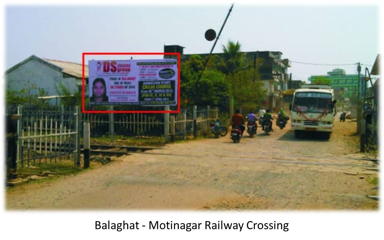 Billboard - Balaghat - Motinagar Railway Crossing,  Balaghat, Madhya Pradesh