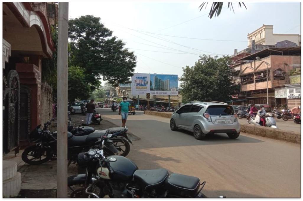 hoarding - Bhatia Chowk - facing Ambernath Ulhasnagar,   ulhasnagar,   Mumbai,   Maharashtra