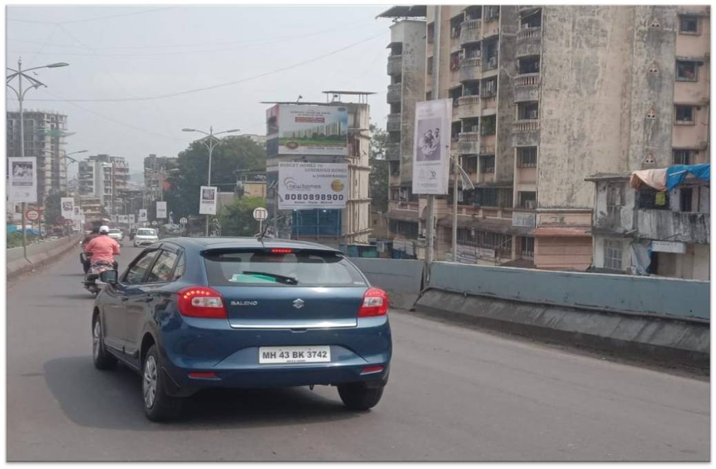 hoarding(upper) - Katemanavli Naka - facing Dombivli Kalyan (East),   kalyan,   Mumbai,   Maharashtra