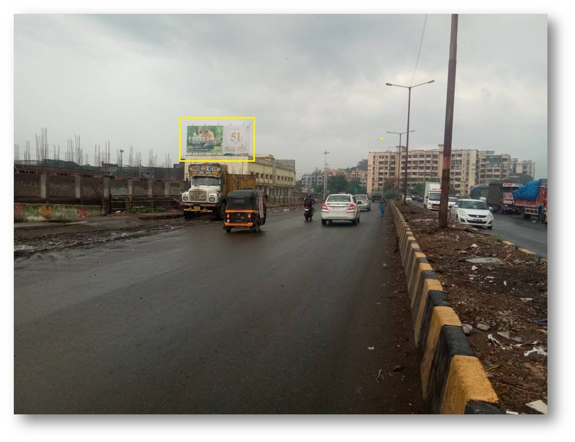 hoarding - APMC Market Kalyan - facing Durgadi,   kalyan,   Mumbai,   Maharashtra