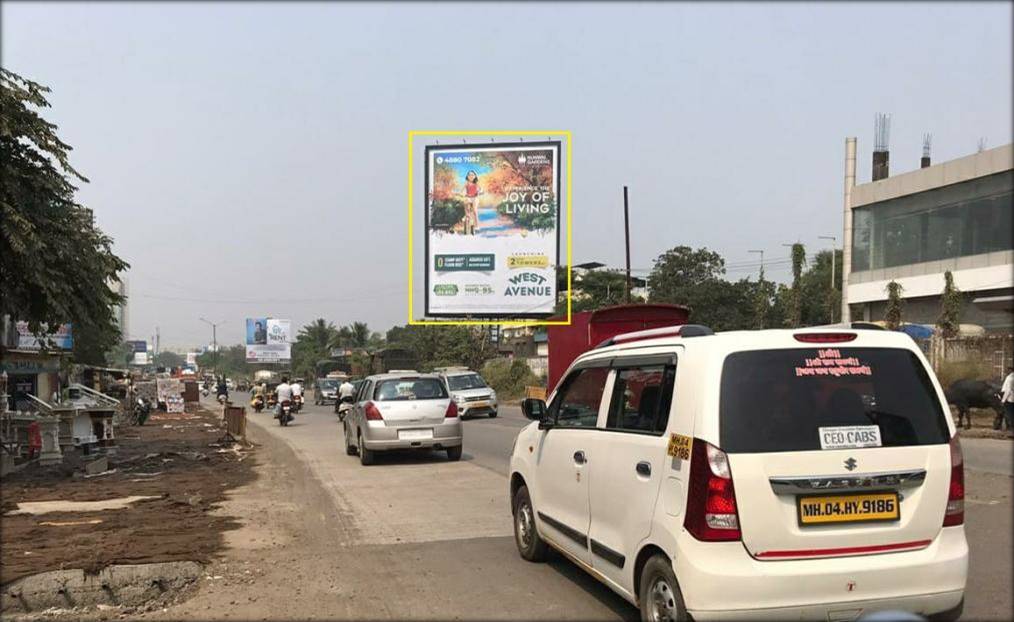 hoarding - at Kongaon - facing Kalyan Durgadi Killa,   kalyan,   Mumbai,   Maharashtra