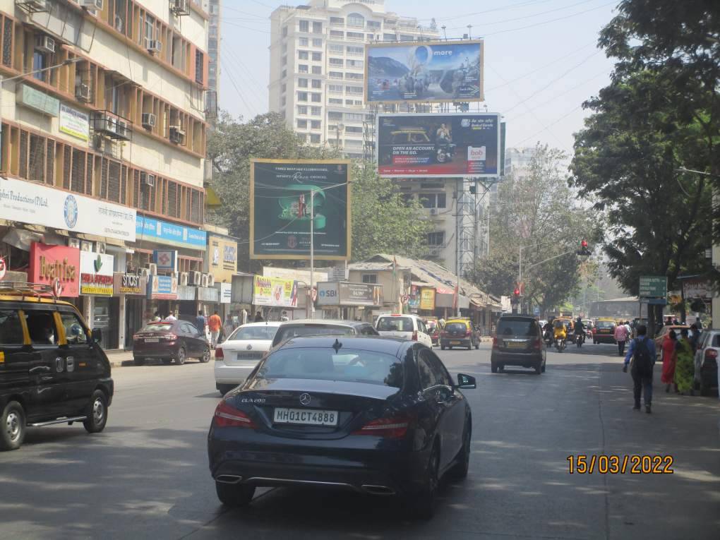 hoarding - Prabhadevi before Siddhivinayak Temple LHS-E/T - before Siddhivinayak Temple,   Prabhadevi,   Mumbai,   Maharashtra