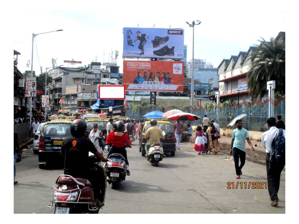 hoarding - Dadar East nr Taxi Stand opp Swami Narayan Temple Upper-Any - opp Swami Narayan Temple,   Dadar,   Mumbai,   Maharashtra