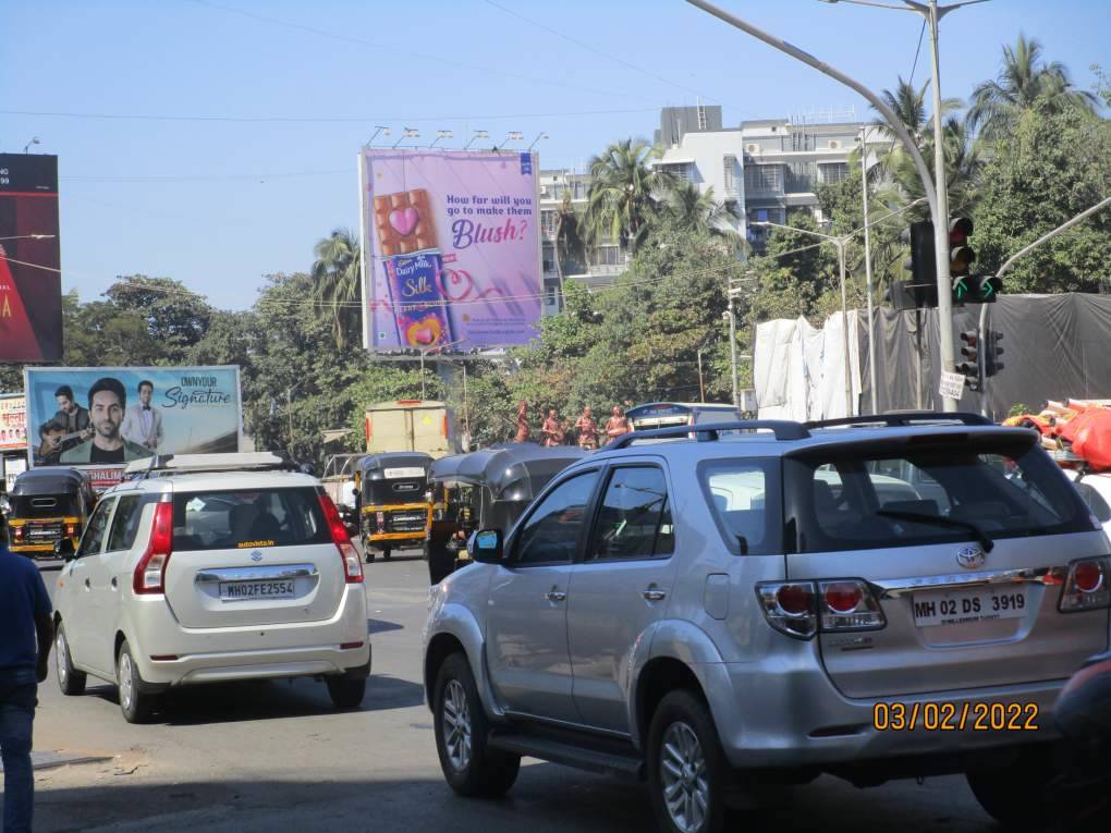 hoarding - Juhu JVPD Circle at Bus Depot RHS-E/T - nr Bus Depot,   Juhu,   Mumbai,   Maharashtra