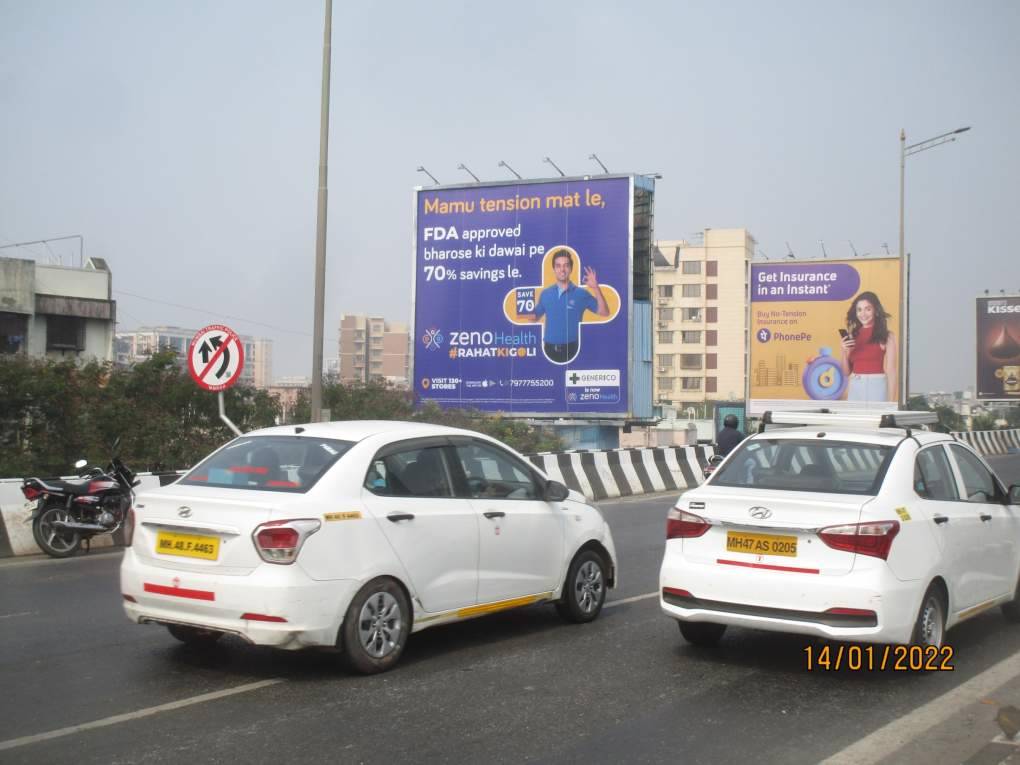 hoarding - Andheri Highway at Jog Flyover 1st (B)-E/T - towards jog flyover,   Andheri,   Mumbai,   Maharashtra