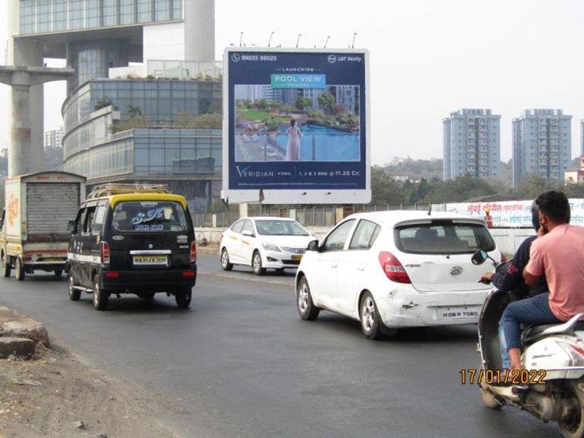 Billboard - JVLR Kajurmarg ROB RHS 2nd Site-TFT Eeh To Powai - towards Kajurmarg,   KanjurMarg ROB,   Mumbai,   Maharashtra