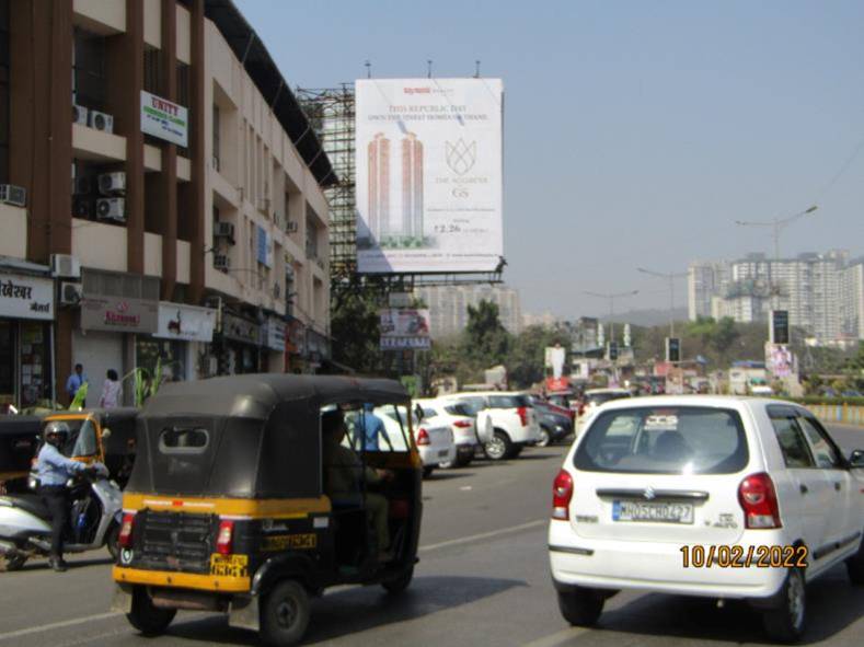 Billboard - Pokhran Road No.2 At Swastik Plaza I -Majiwada to Pokhran Road No.2 - towards pokhran,   THANE,   Mumbai,   Maharashtra