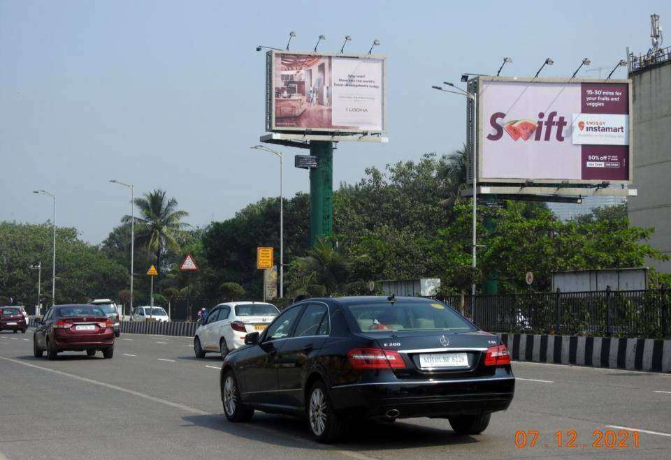 Hoarding - Near NSCI Site No :- 2 ( Upper)-E/T - towards haji ali,   Haji Ali,   Mumbai,   Maharashtra