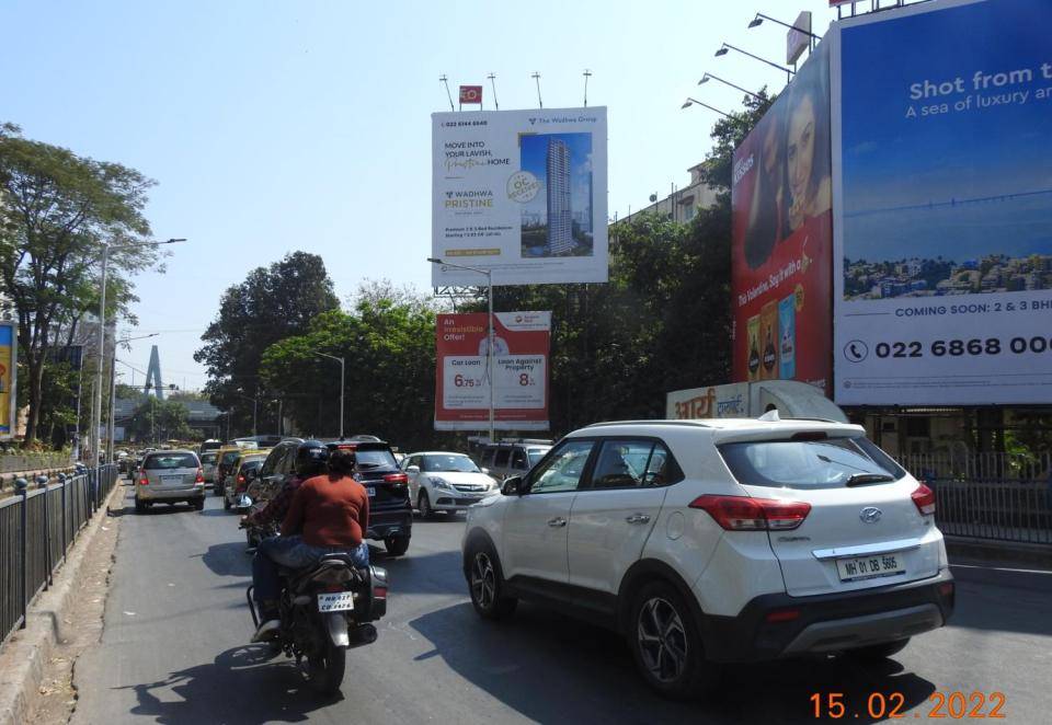 Hoarding - On Tilak Bridge Towards TT RHS-M/T - towards dadar,   Dadar,   Mumbai,   Maharashtra