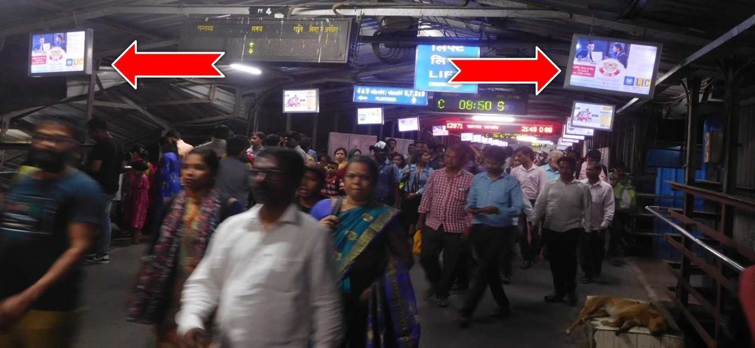 Glow Sign Board - Andheri Station South FOB - (Foot-Over- Bridge) - Middle Bridge,   andheri,   Mumbai,   Maharashtra