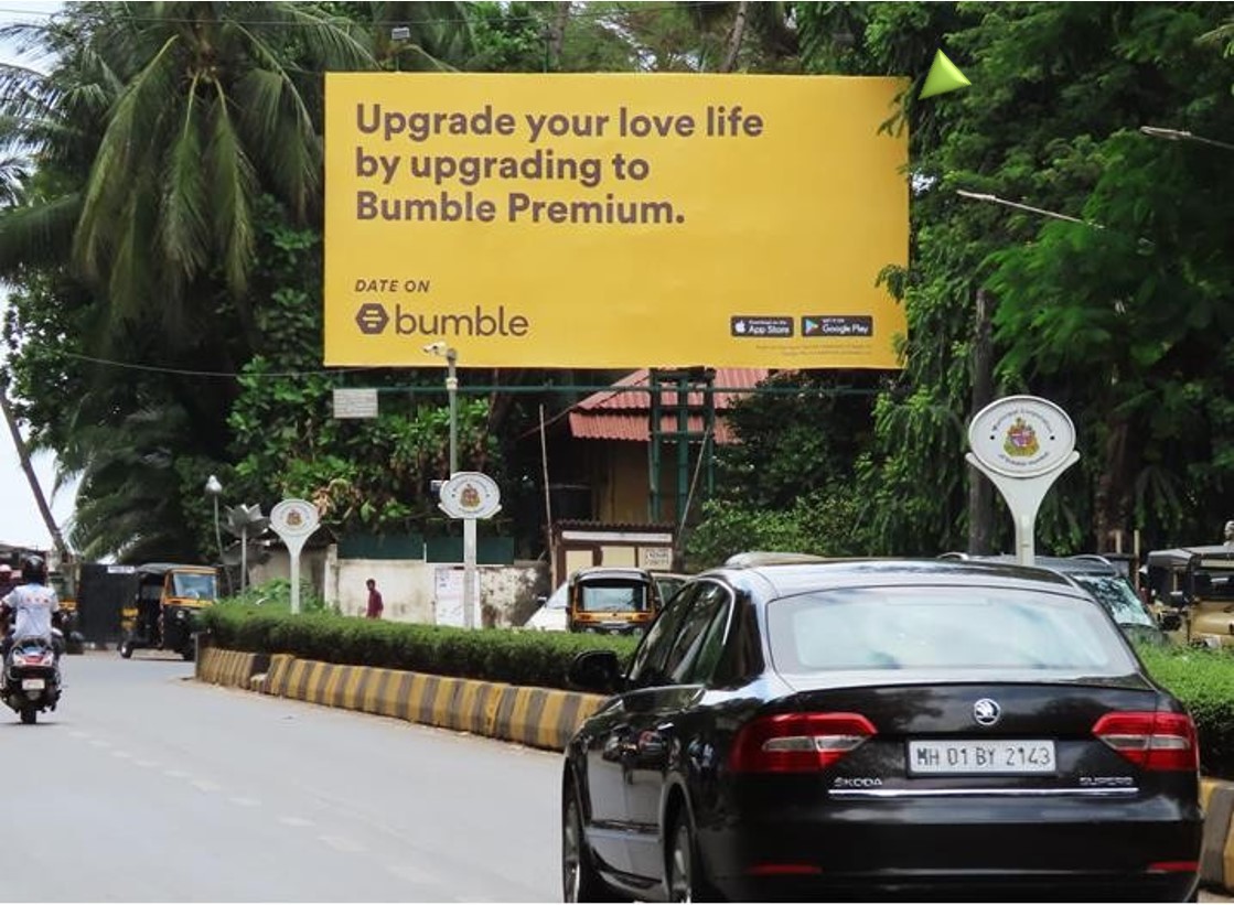 Billboard - Juhu Tara Road T Junction - Near SNDT College,   andheri,   Mumbai,   Maharashtra